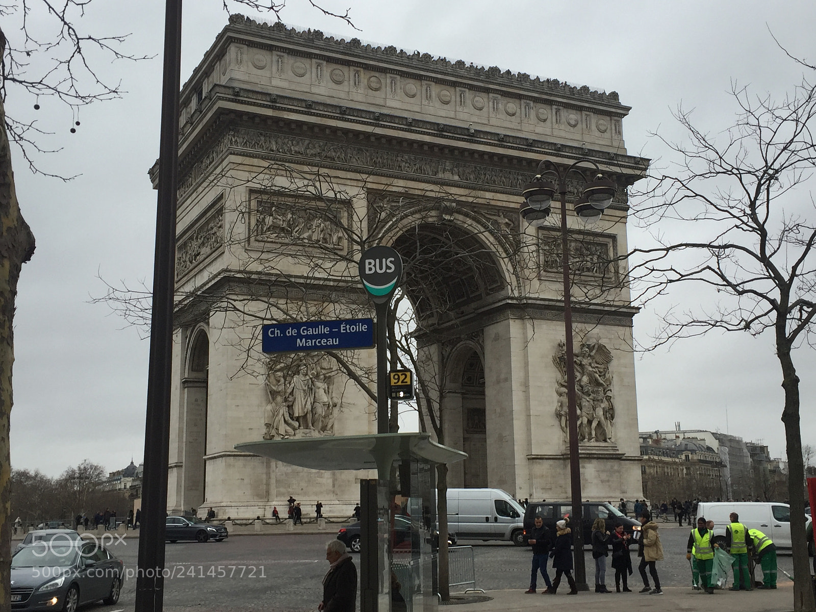 Apple iPhone 6 sample photo. Arc de triomphe photography