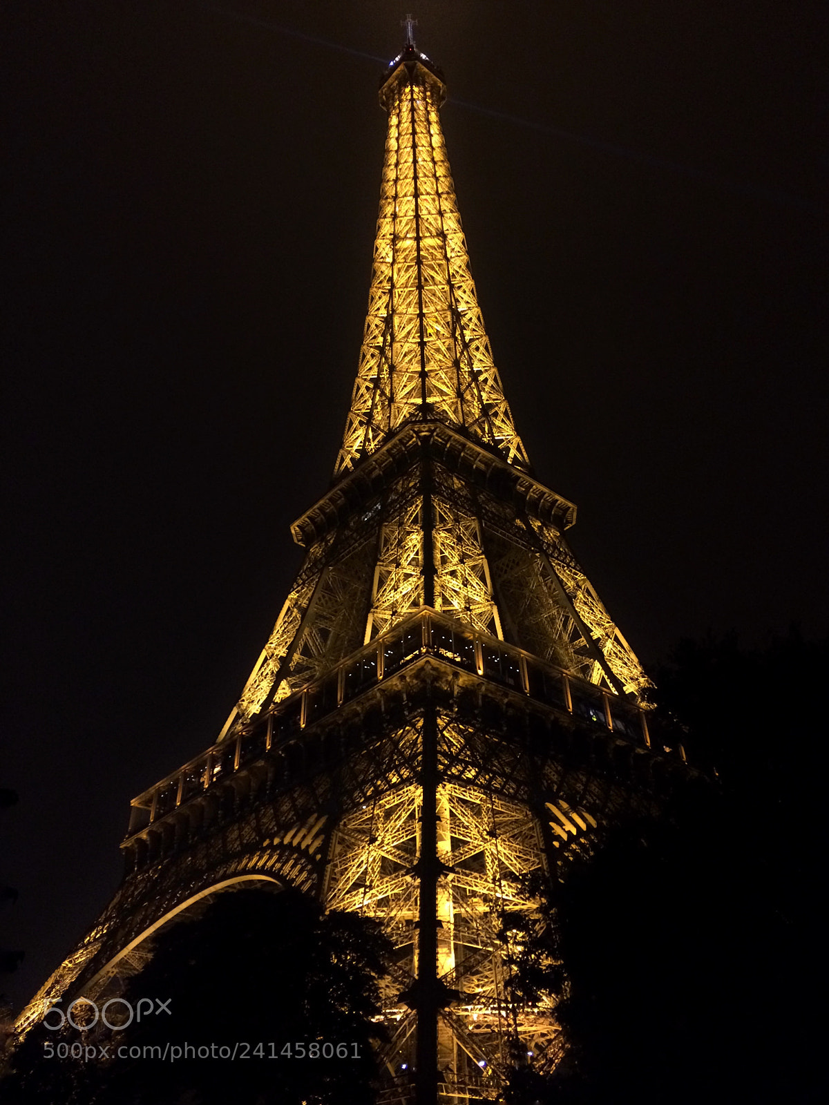 Apple iPhone 5s sample photo. Eiffel at night photography