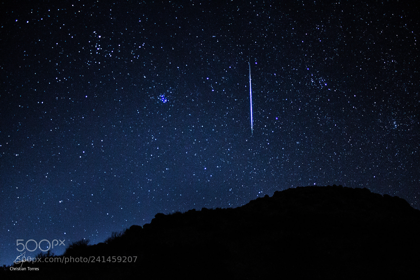 Canon EOS 60D sample photo. Intense meteor in the photography