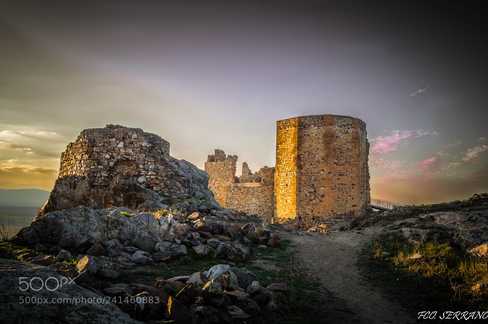 Nikon D3200 sample photo. Castillo puebla de alcocer photography