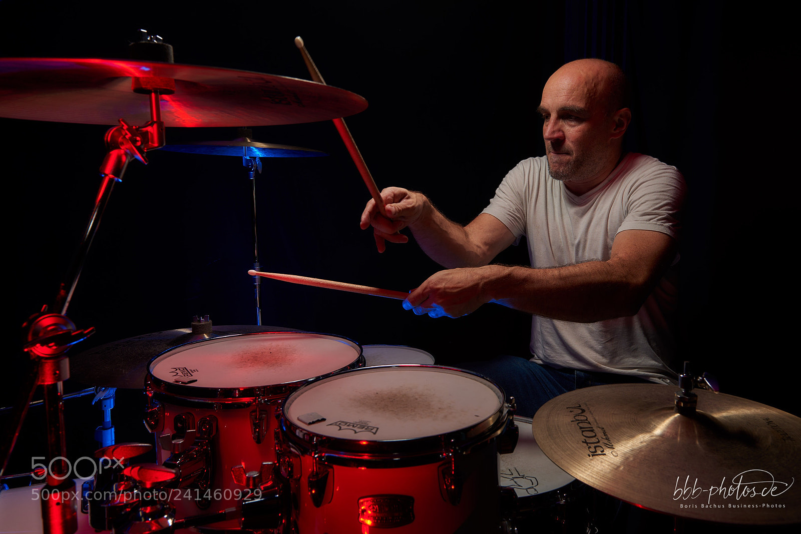 Nikon D810 sample photo. Drummer www.marcusdemuth.com photography
