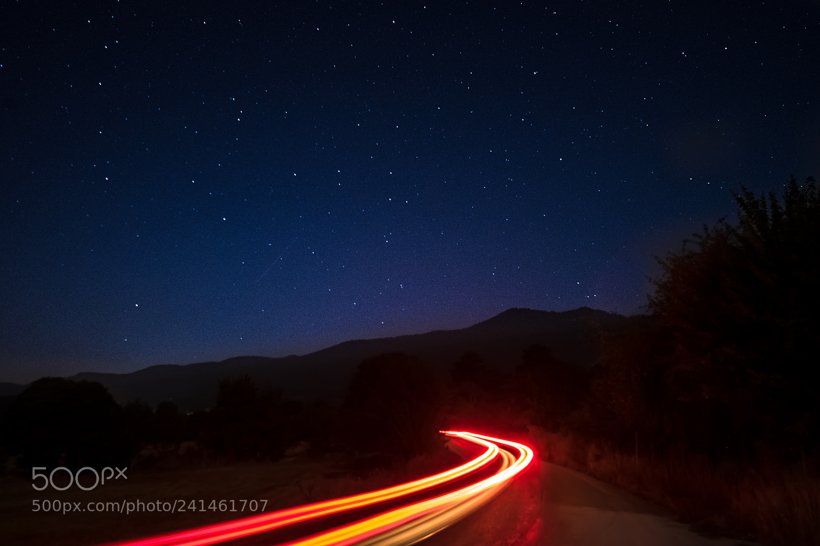 Sony a7 sample photo. Stars n trail photography