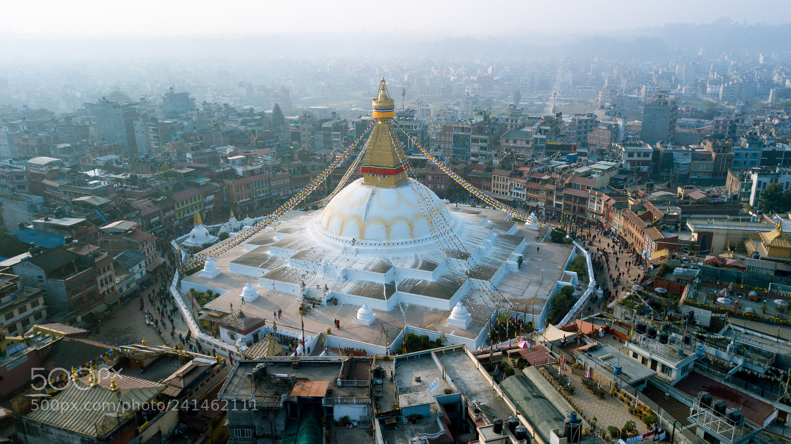 DJI FC220 sample photo. Stupa bodhnath kathmandu, nepal photography