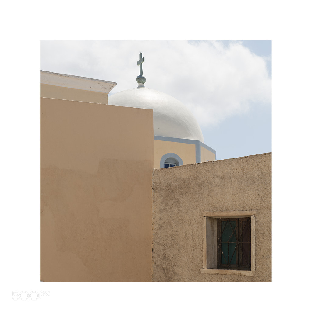 Nikon D700 sample photo. Shapes of santorini photography