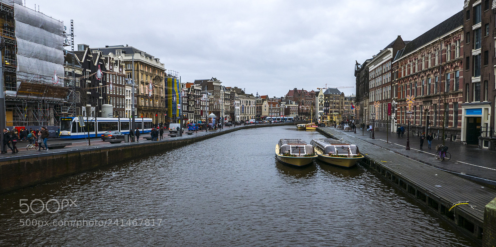Panasonic Lumix DMC-LX100 sample photo. Canal in amsterdam photography
