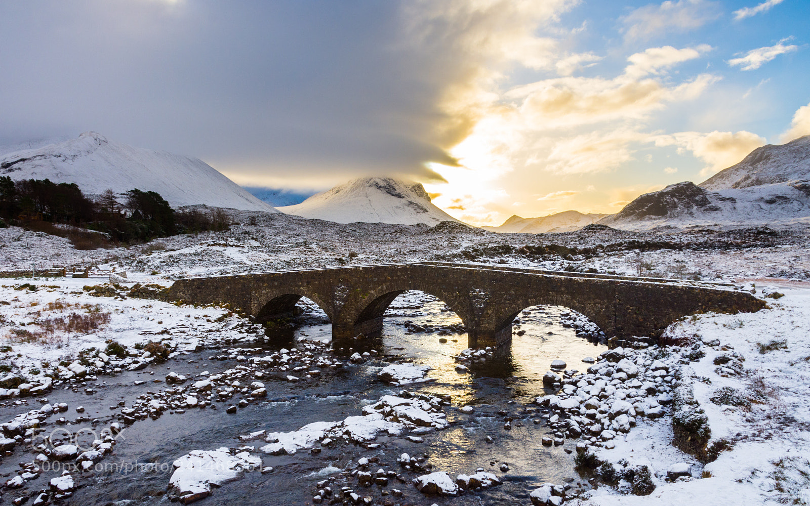 Nikon D7200 sample photo. Sligachan bridge skye island photography