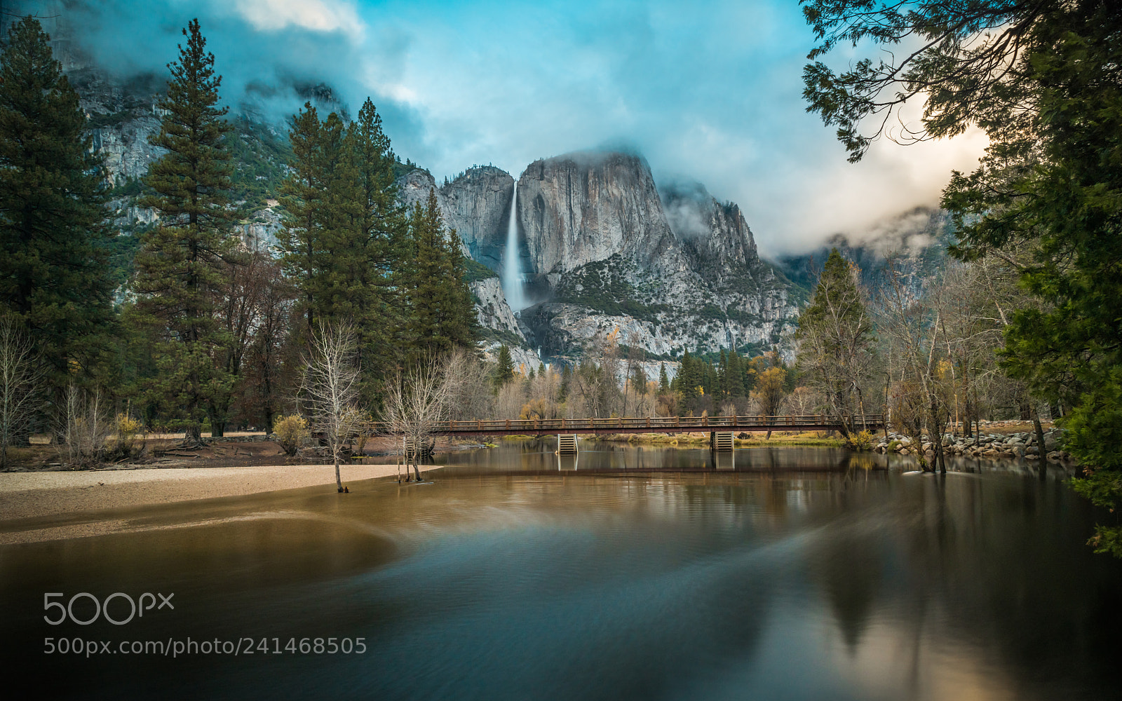 Nikon D800 sample photo. Yosemite falls photography