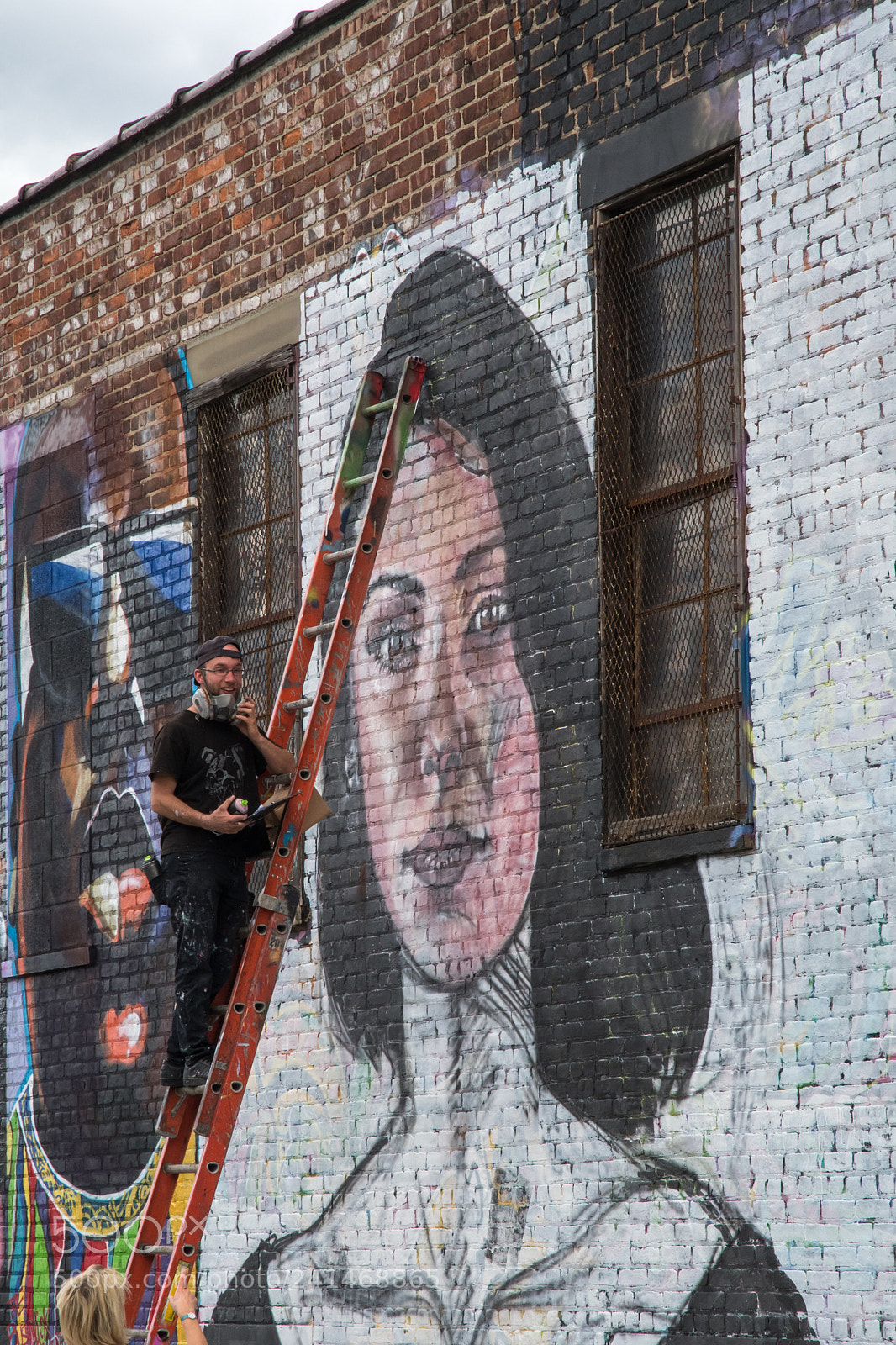 Nikon D500 sample photo. Brooklin street art photography