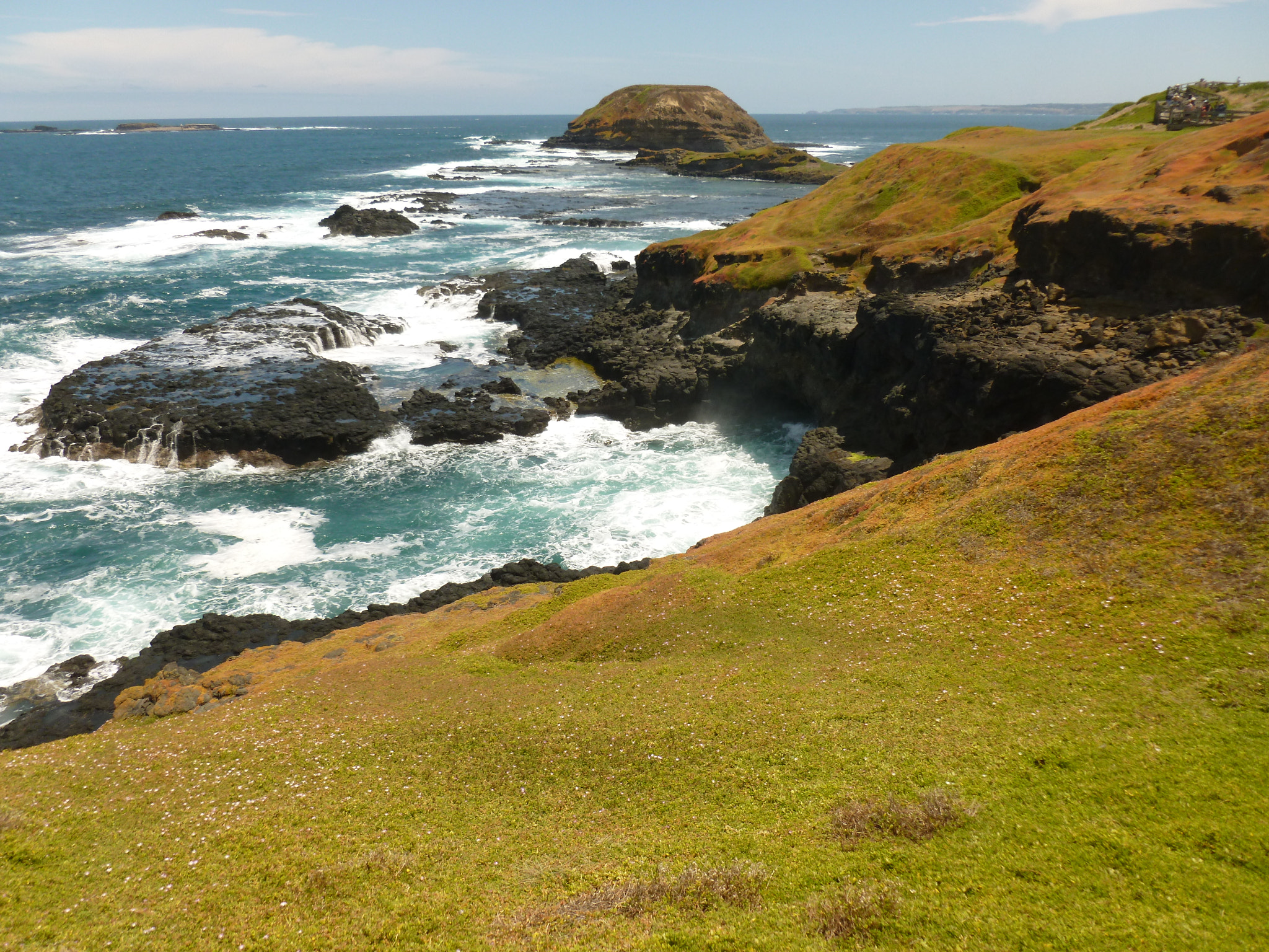 Panasonic DMC-FH25 sample photo. Coastline, phillip island photography