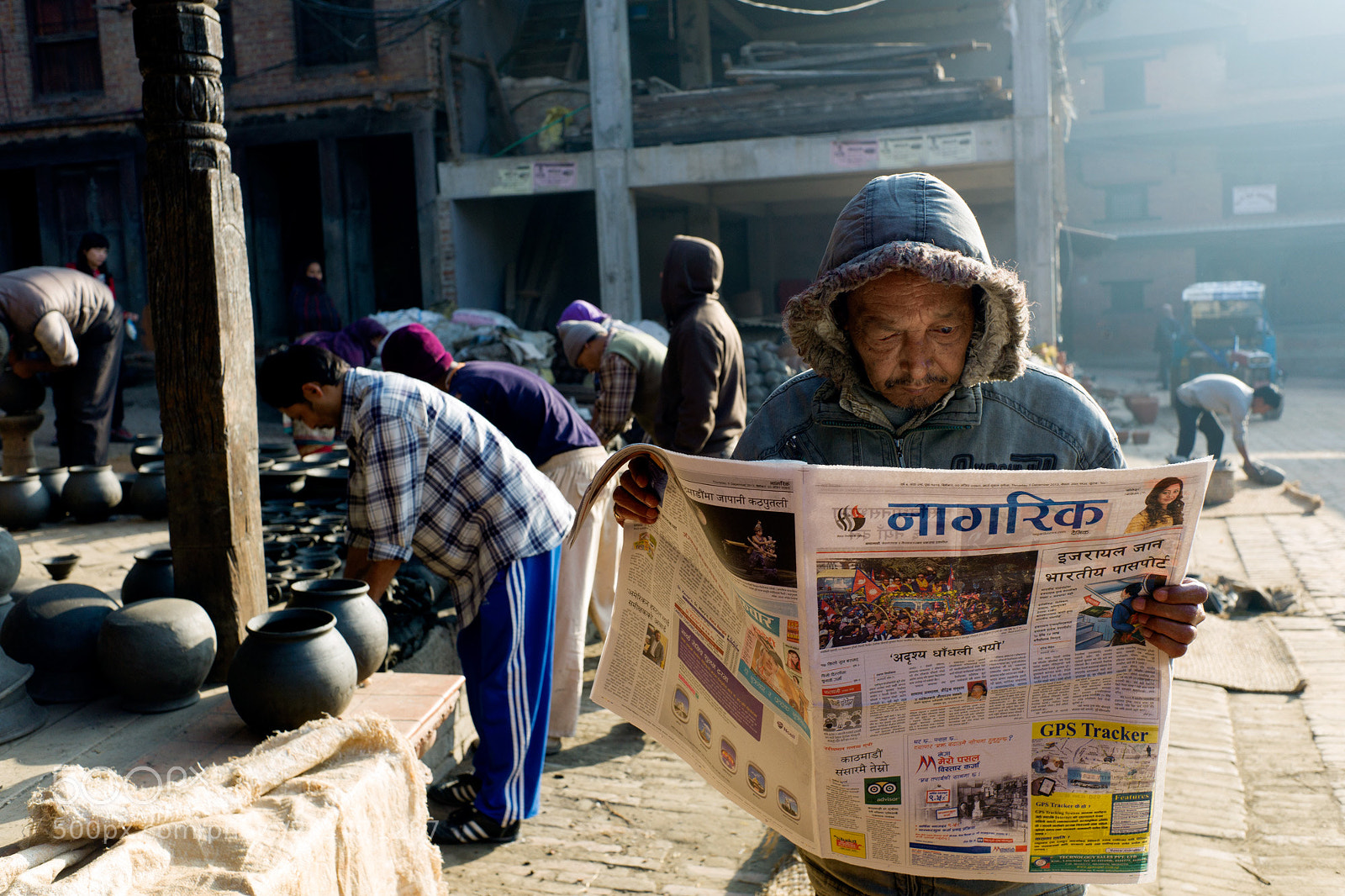 Leica M9 sample photo. Early morning,nepal photography