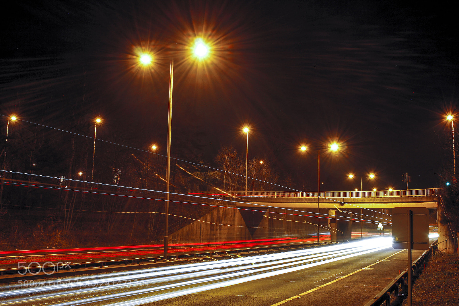 Canon EOS 60D sample photo. Light trails photography