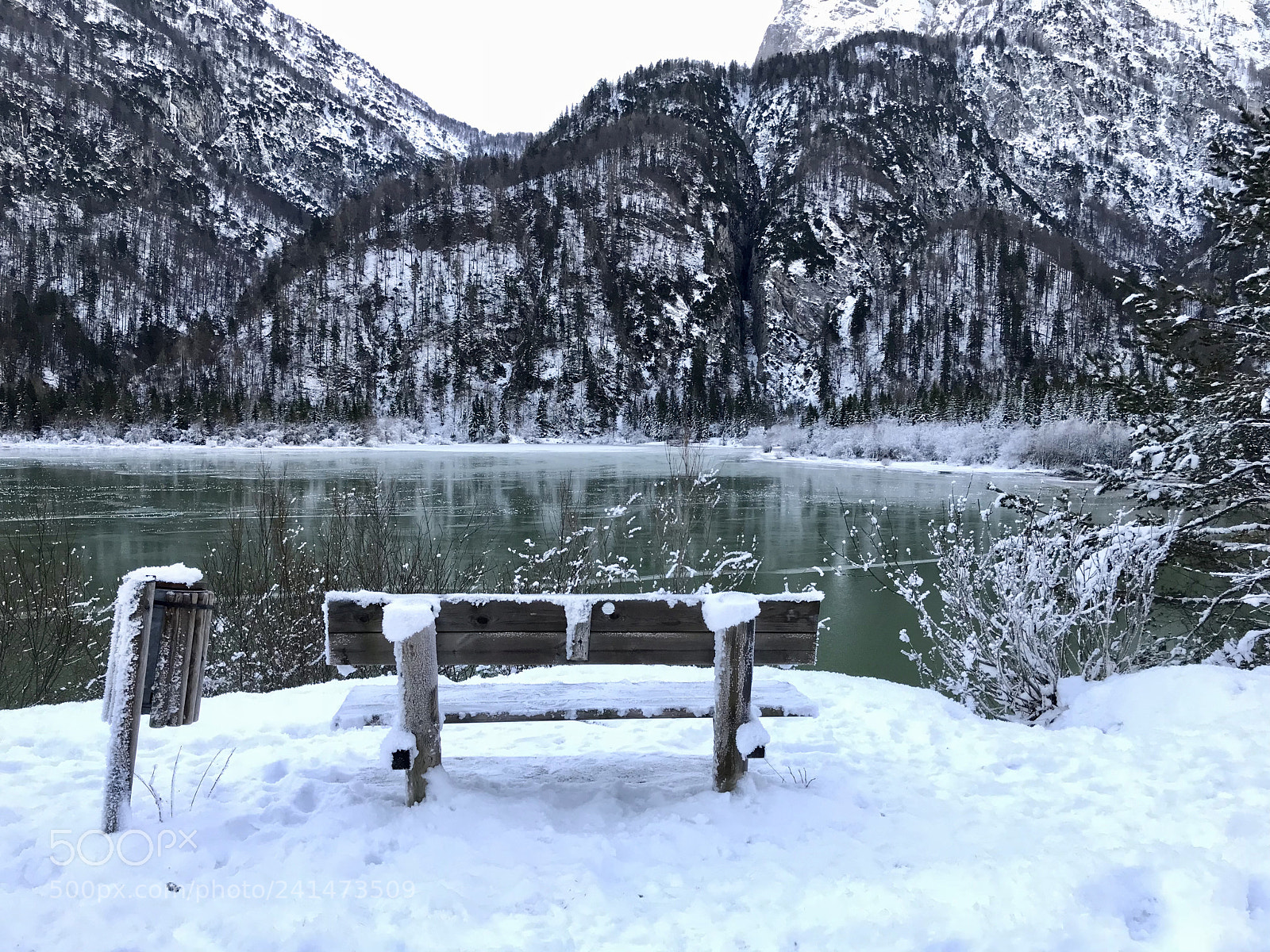 Apple iPhone 7 Plus sample photo. Lago del predil / winter photography