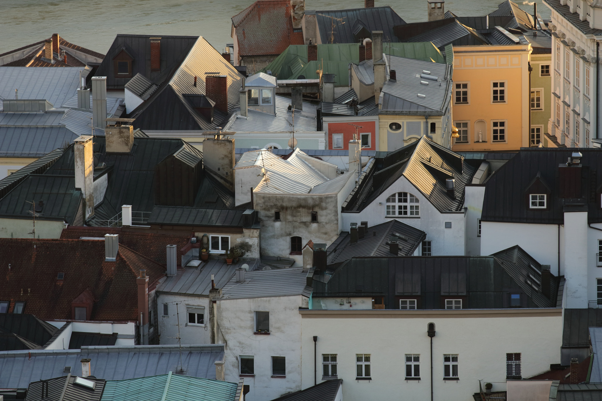 Canon EF 70-200mm F2.8L IS II USM sample photo. Over the roofs of passau photography