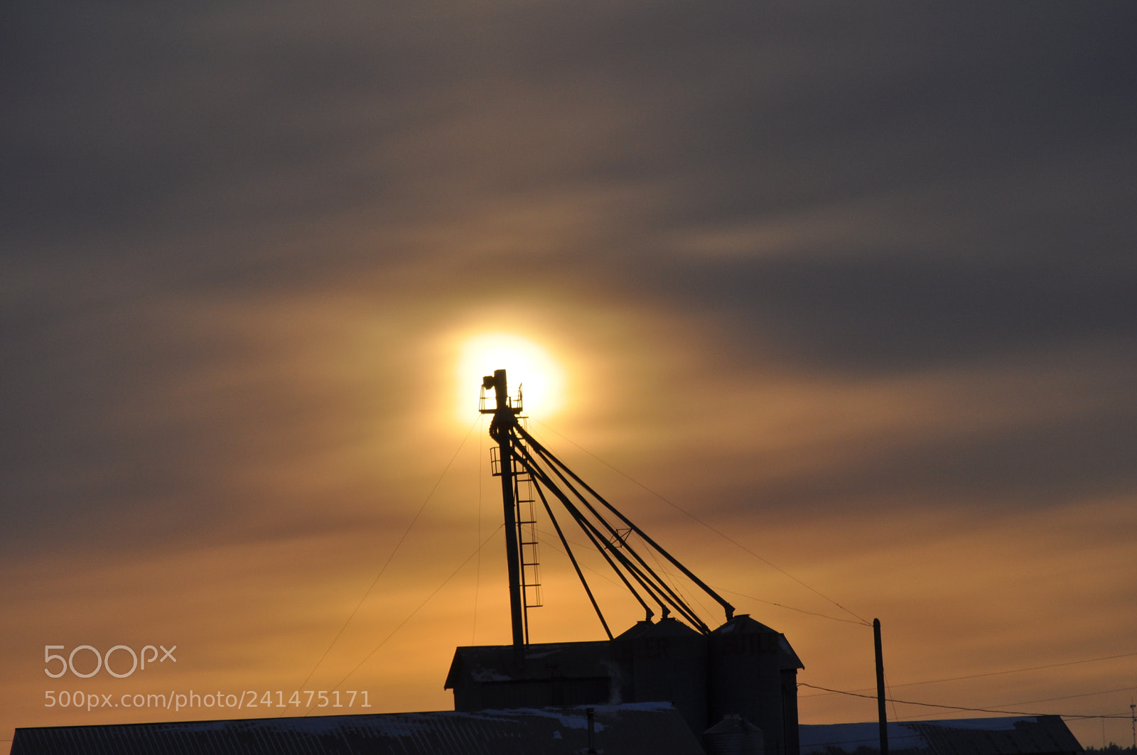 Nikon D5000 sample photo. Over the farm photography