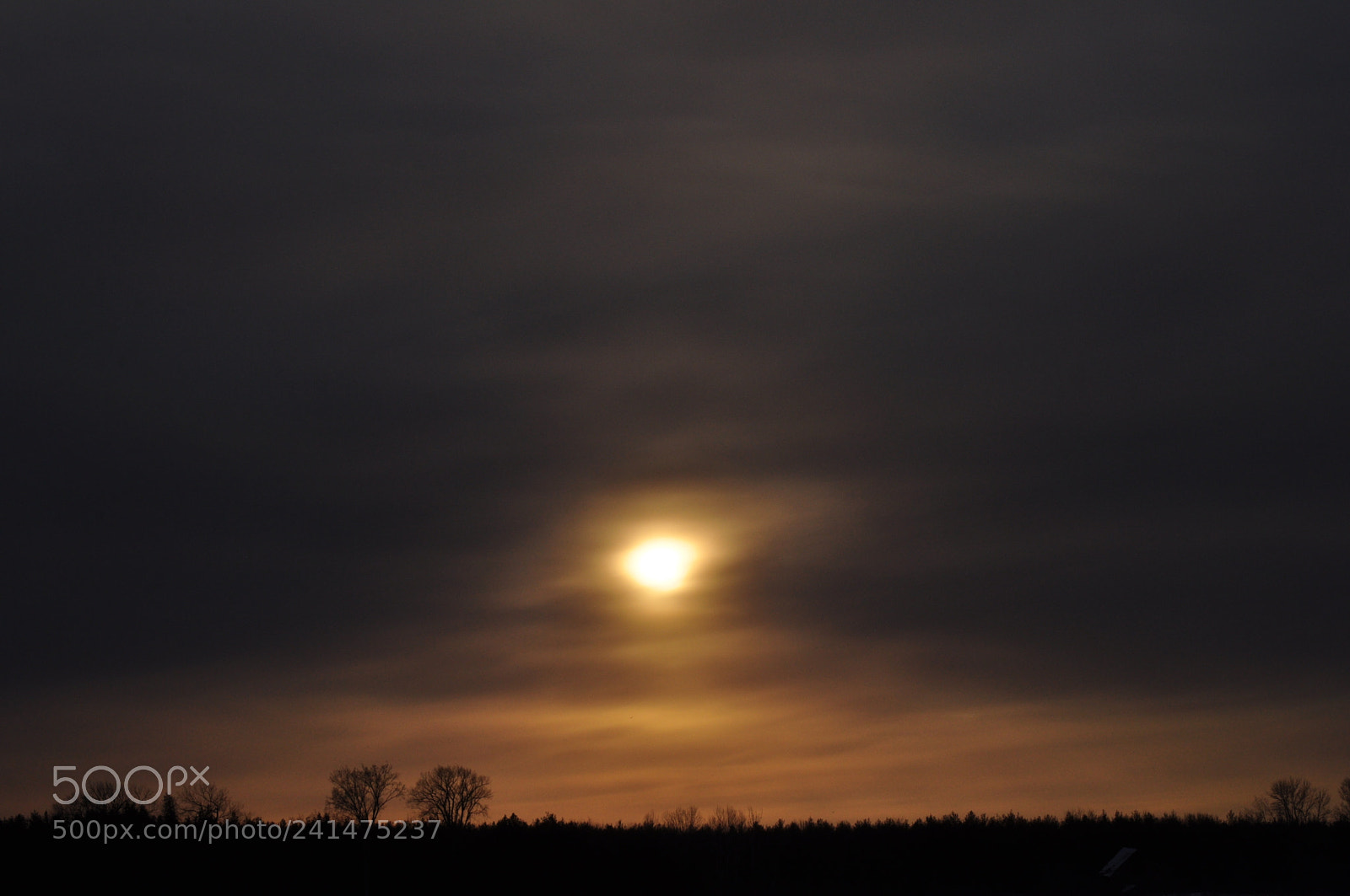 Nikon D5000 sample photo. Chilly sunset photography