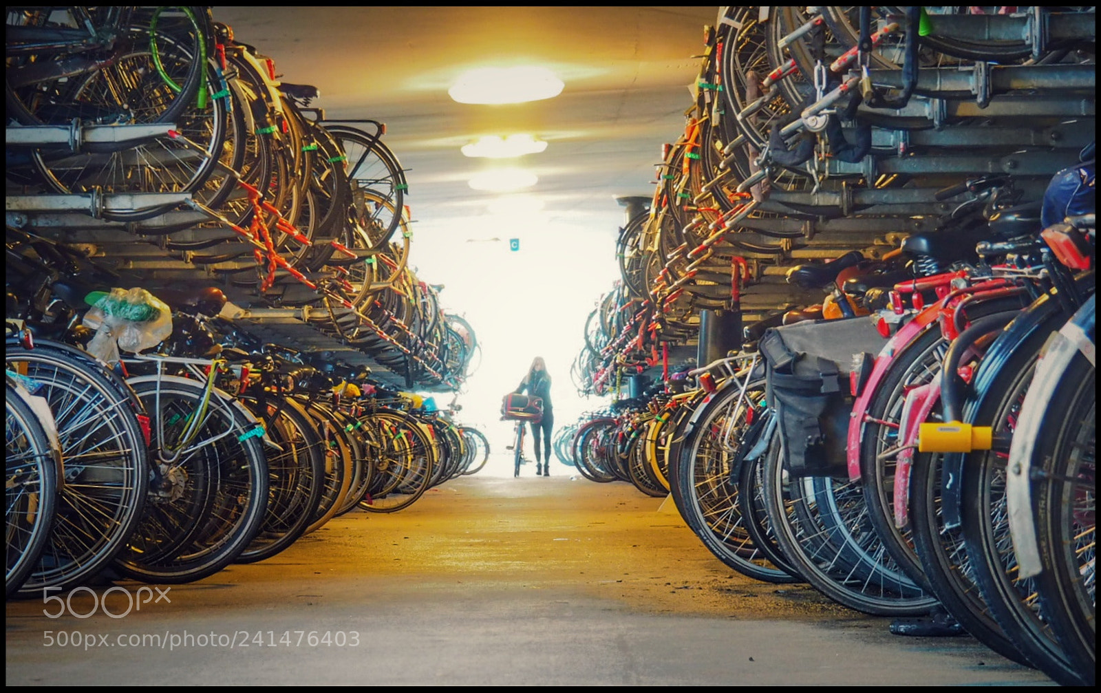 Olympus OM-D E-M10 II sample photo. Parking your bike photography