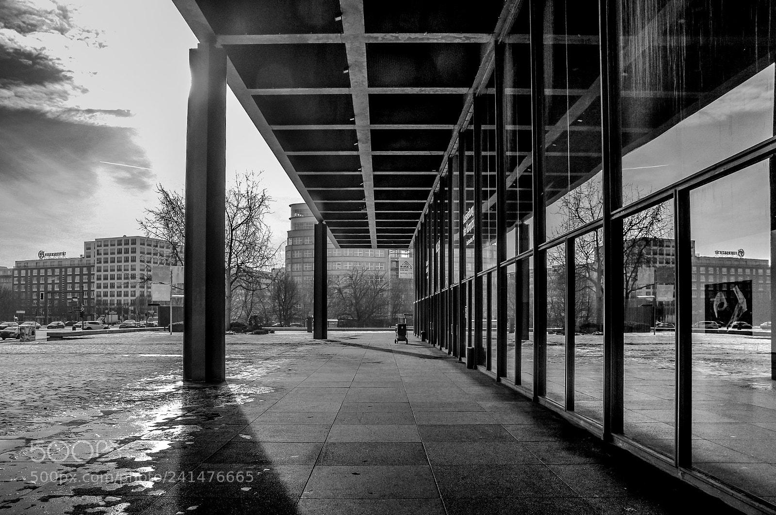 Nikon D5000 sample photo. Steel and glass photography