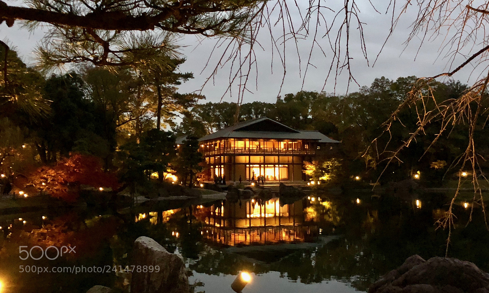 Apple iPhone X sample photo. Reflection @ tokugawa garden photography