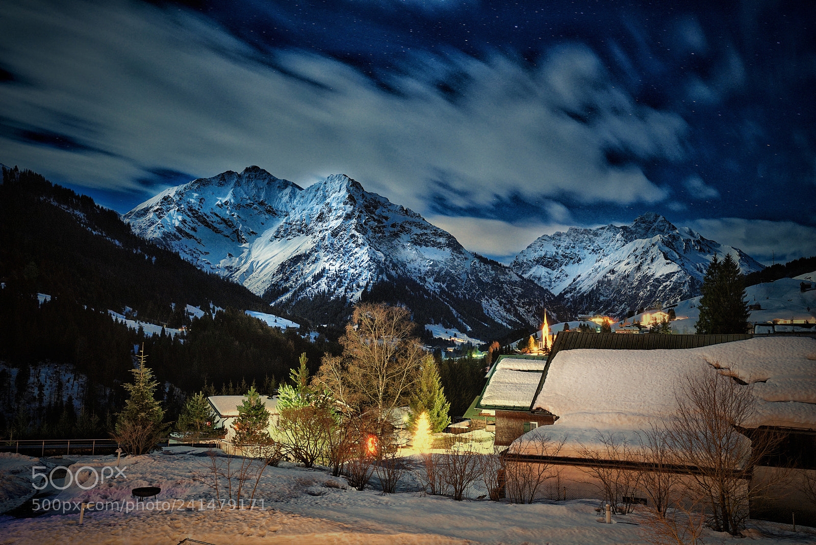 Sony a7R sample photo. Alpen bei nacht photography