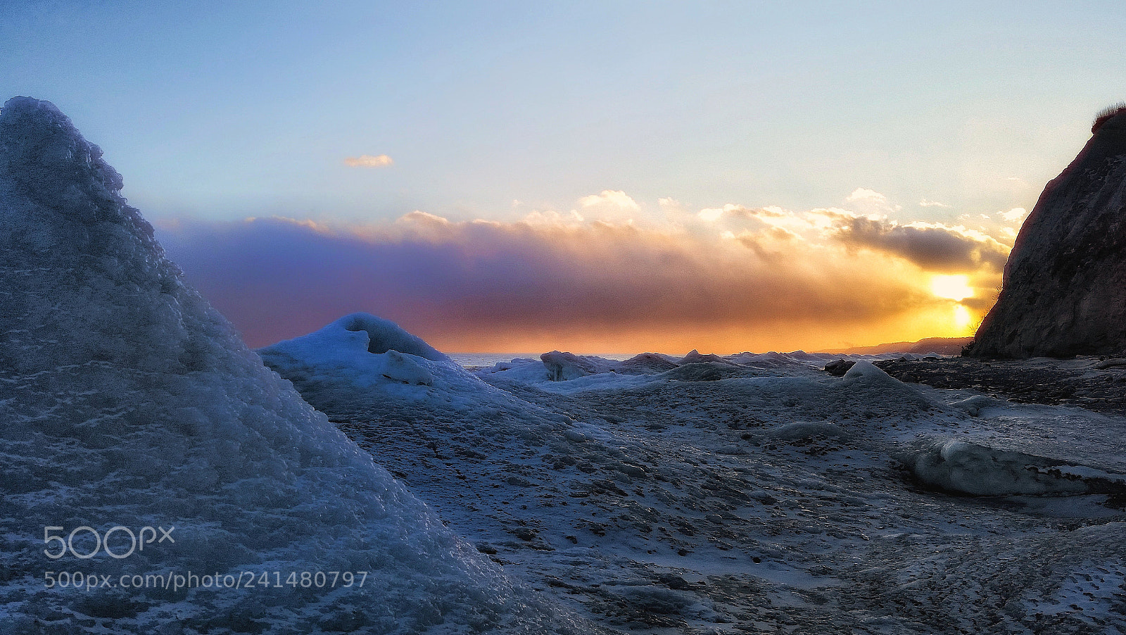Samsung Galaxy S5 sample photo. Shoreline ice photography