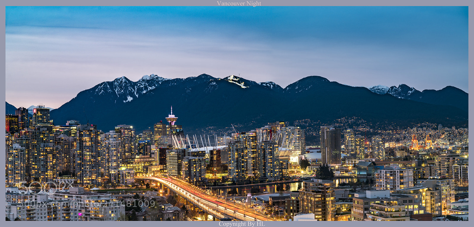 Leica SL (Typ 601) sample photo. Vancouver night photography
