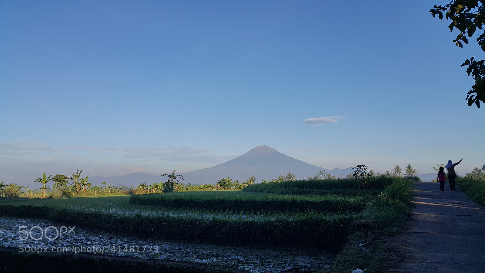 Samsung Galaxy Note4 sample photo. Mt. sumbing - bluish photography