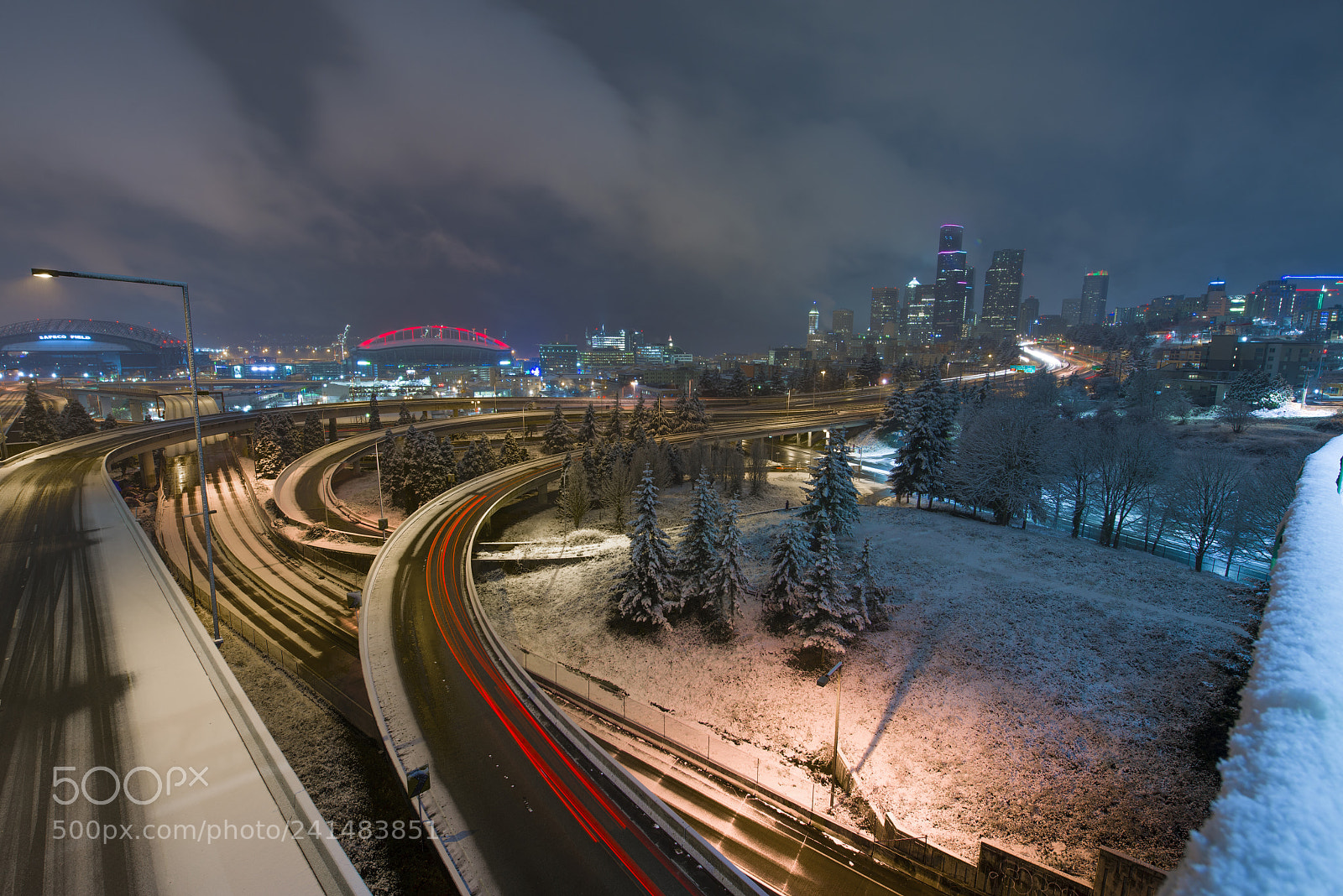 Nikon D800 sample photo. Seattle winter wonderland photography