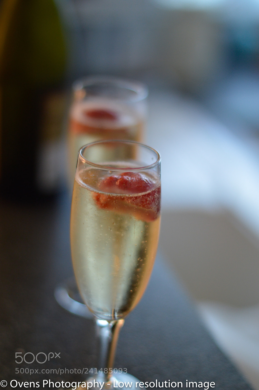 Nikon D3200 sample photo. Sparkling with strawberry photography