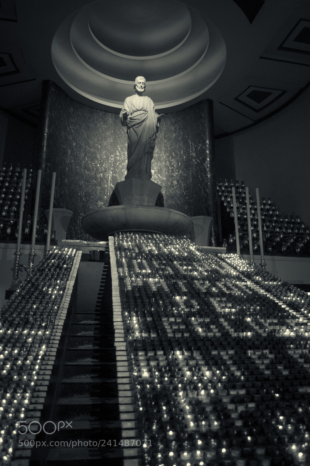 Nikon D5000 sample photo. Shrine of saint joseph photography