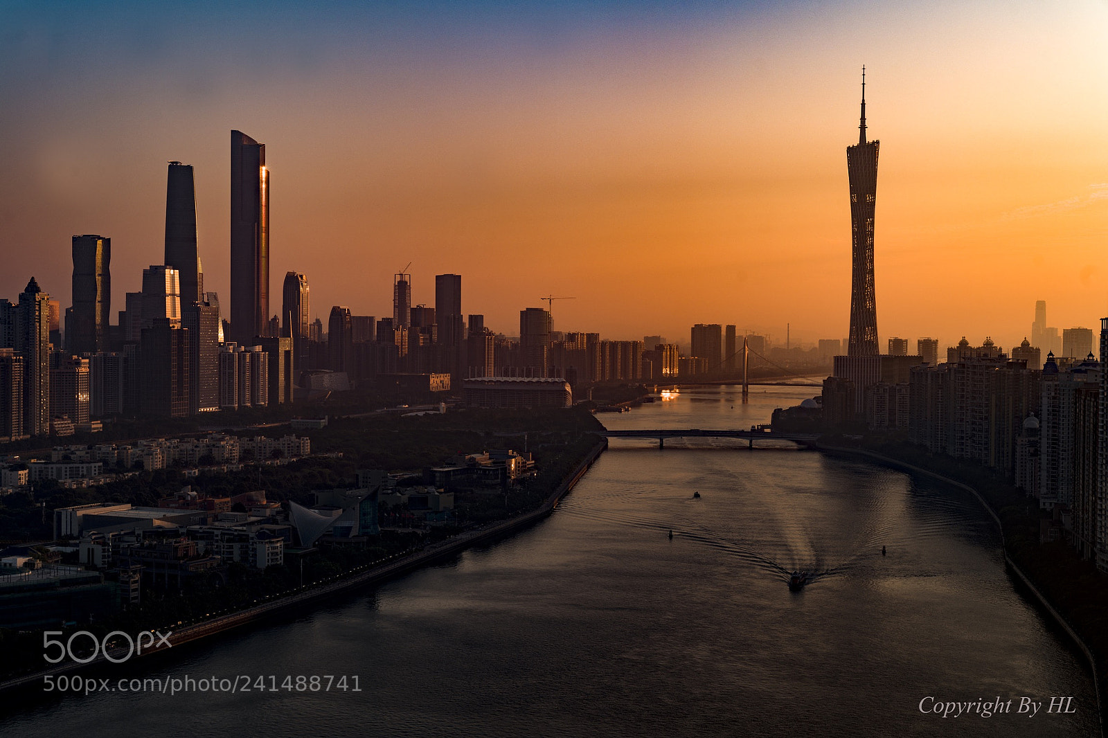 Leica SL (Typ 601) sample photo. Sunrise in guangzhou photography
