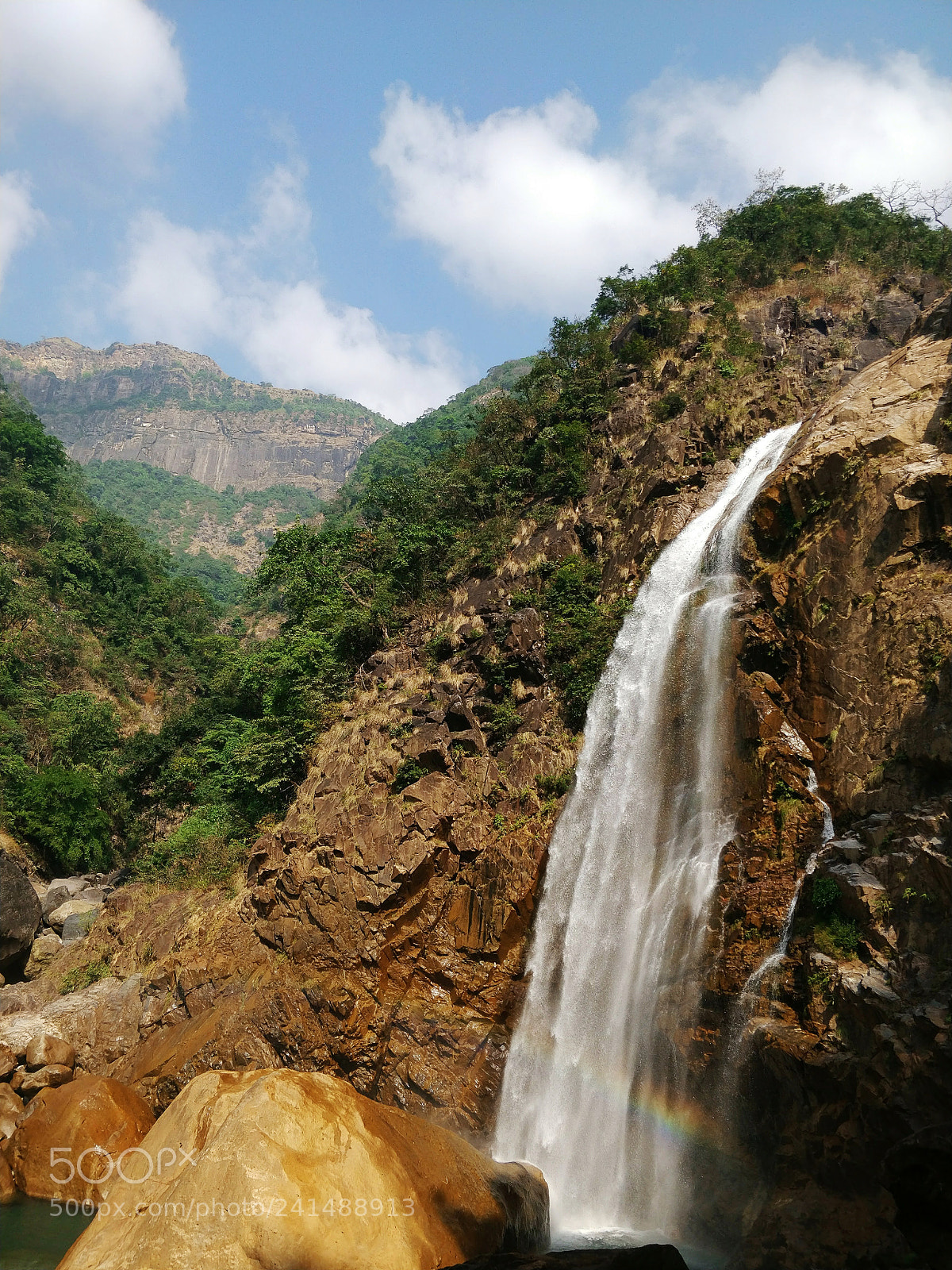 OnePlus 5 sample photo. Rainbow falls photography