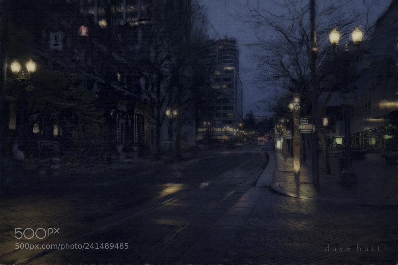 Fujifilm X-E2 sample photo. Portland winter night photography