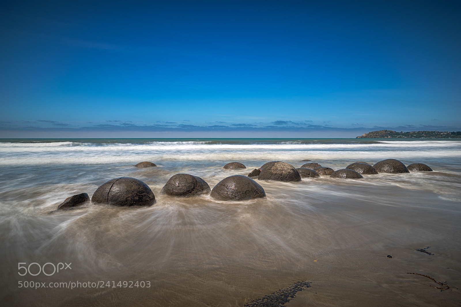 Pentax K-1 sample photo. Moeraki boulders photography