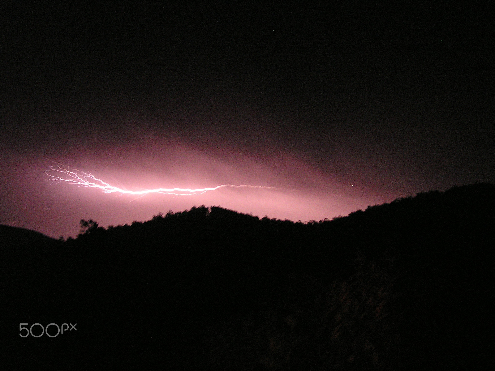Olympus C740UZ sample photo. Lightening mcmahons creek victoria photography