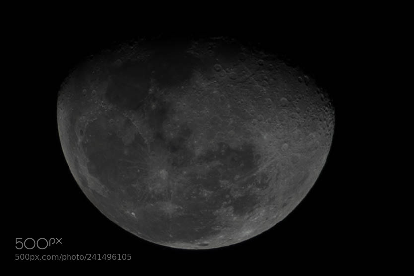 Nikon D810 sample photo. Dark moon photography
