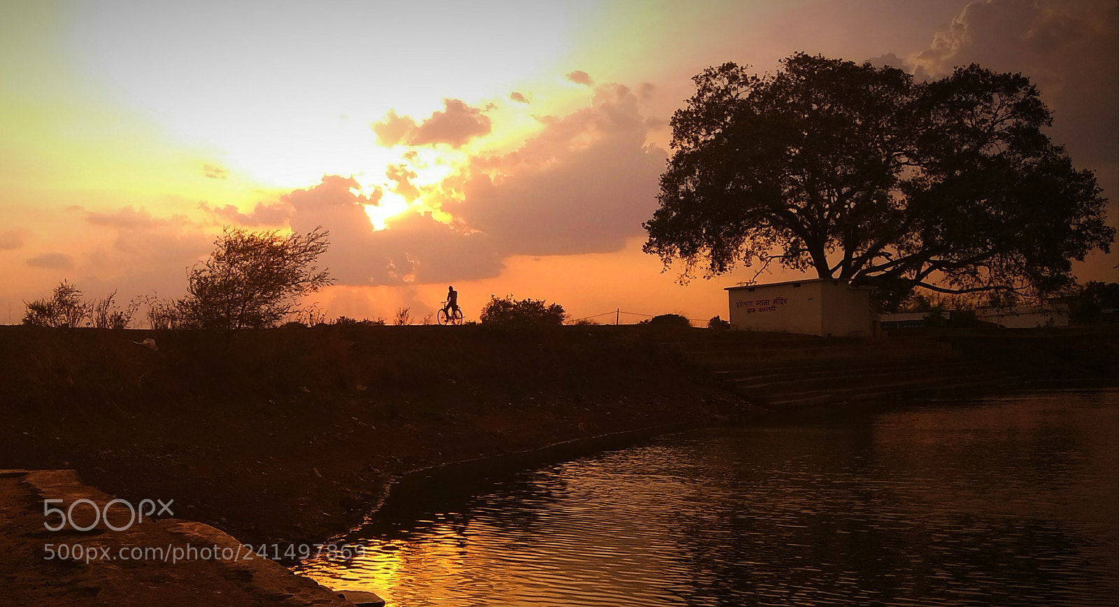 Xiaomi Redmi Note 4 sample photo. Sunset near lake photography