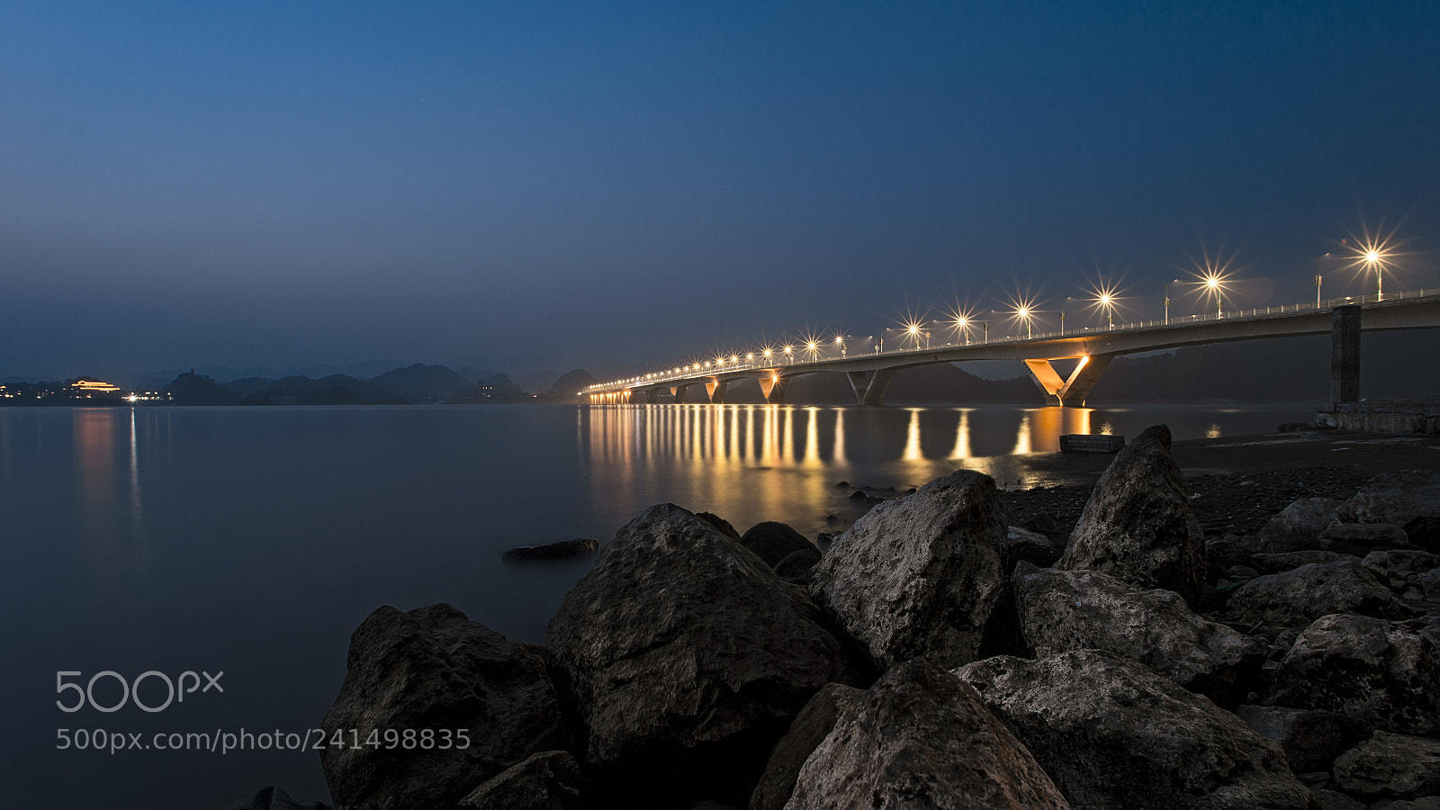 Nikon Df sample photo. Thousand island lake bridge photography