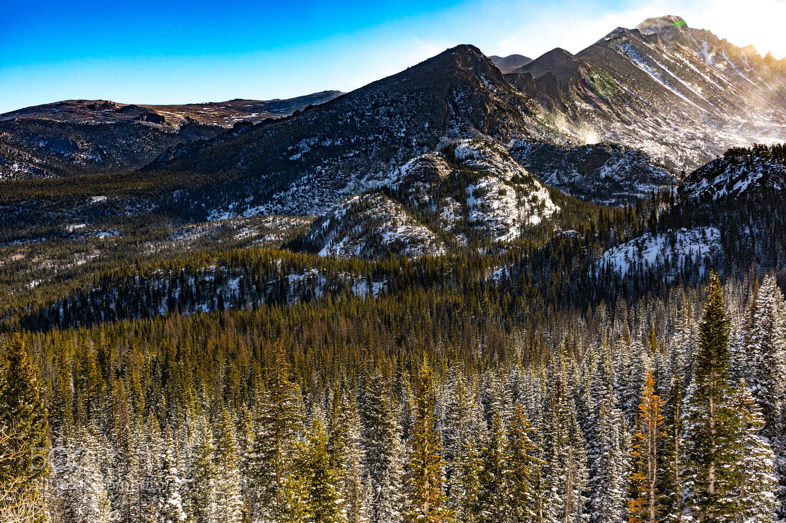 Sony a7 II sample photo. Rocky mountain in winter photography