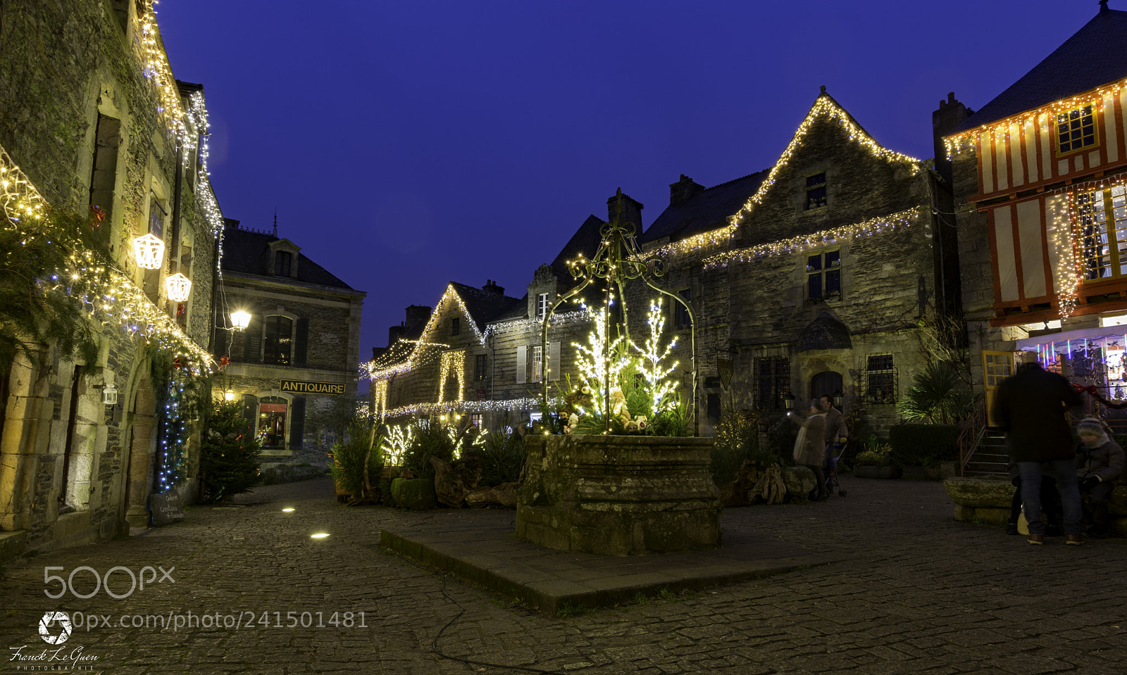 Nikon D7100 sample photo. Rochefort-en-terre christmas illumination - 1 photography