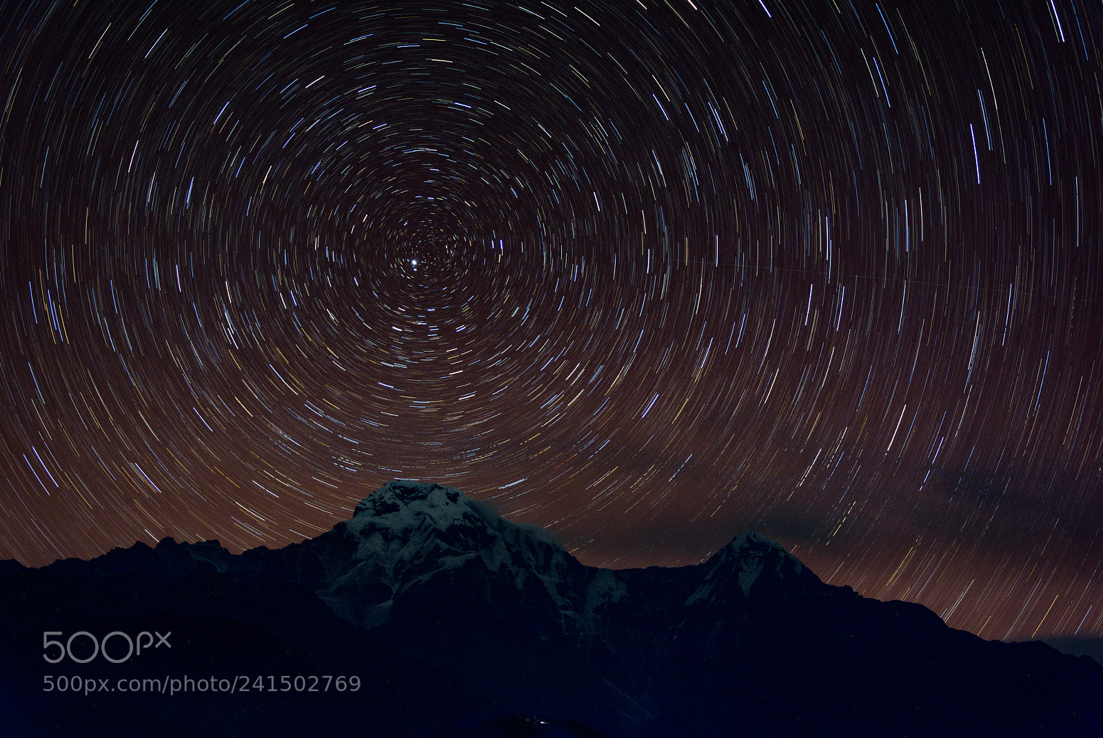 Nikon D7200 sample photo. Annapurna startrails photography