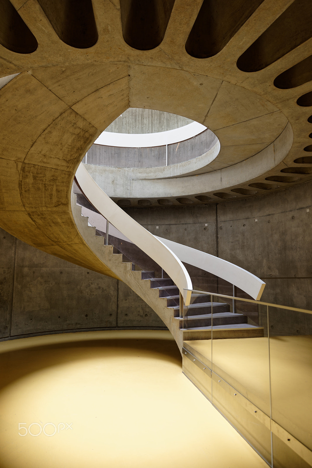 Tamron SP 24-70mm F2.8 Di VC USD sample photo. Lyon, museum gallo-romain, wendeltreppe photography