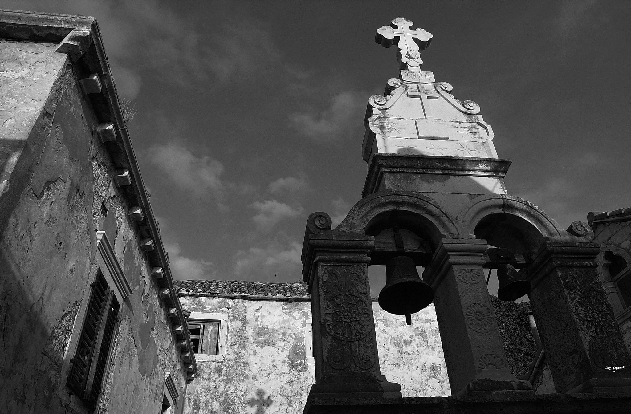 Nikon D1 sample photo. Church bells photography
