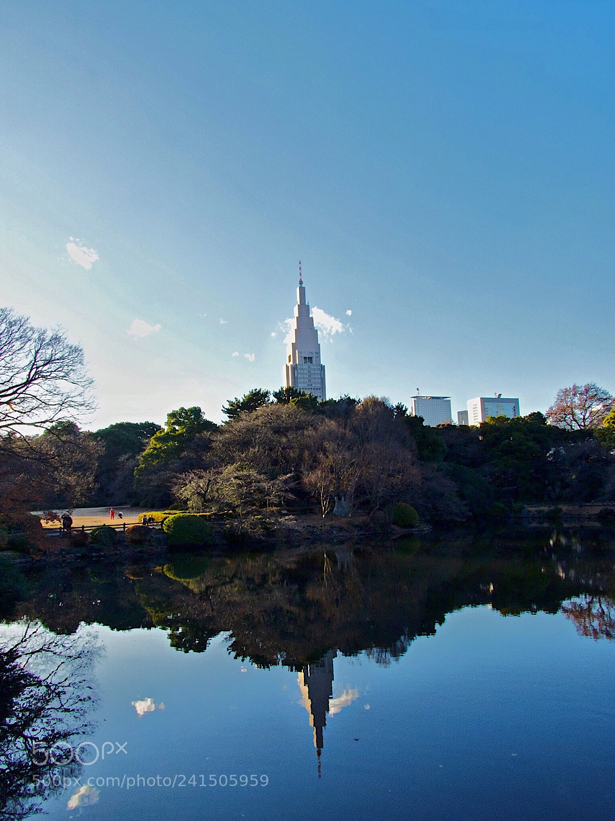 Nikon Coolpix B700 sample photo. Garden tower at shinjuku photography