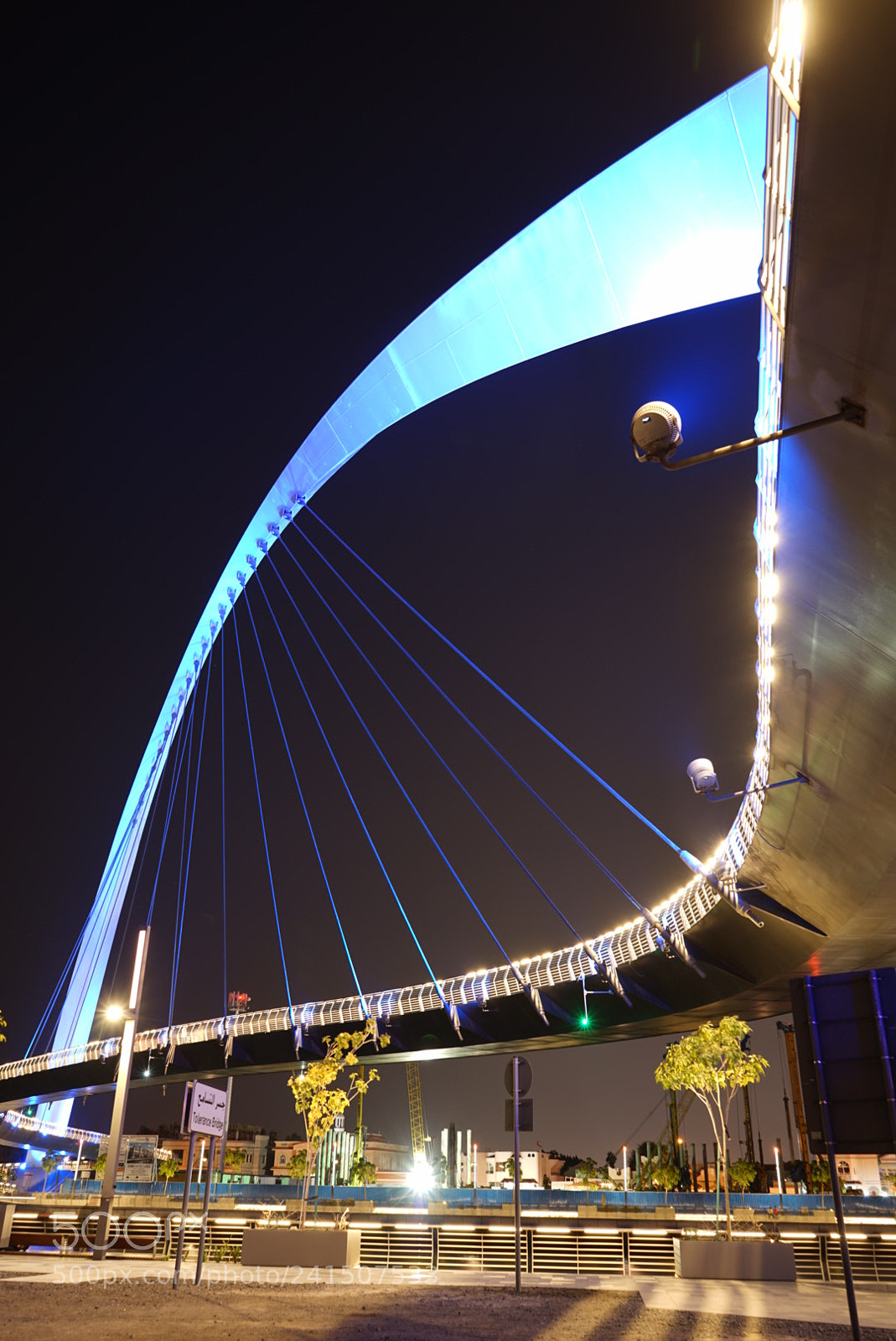 Sony a7 II sample photo. Tolerance bridge through dubai photography