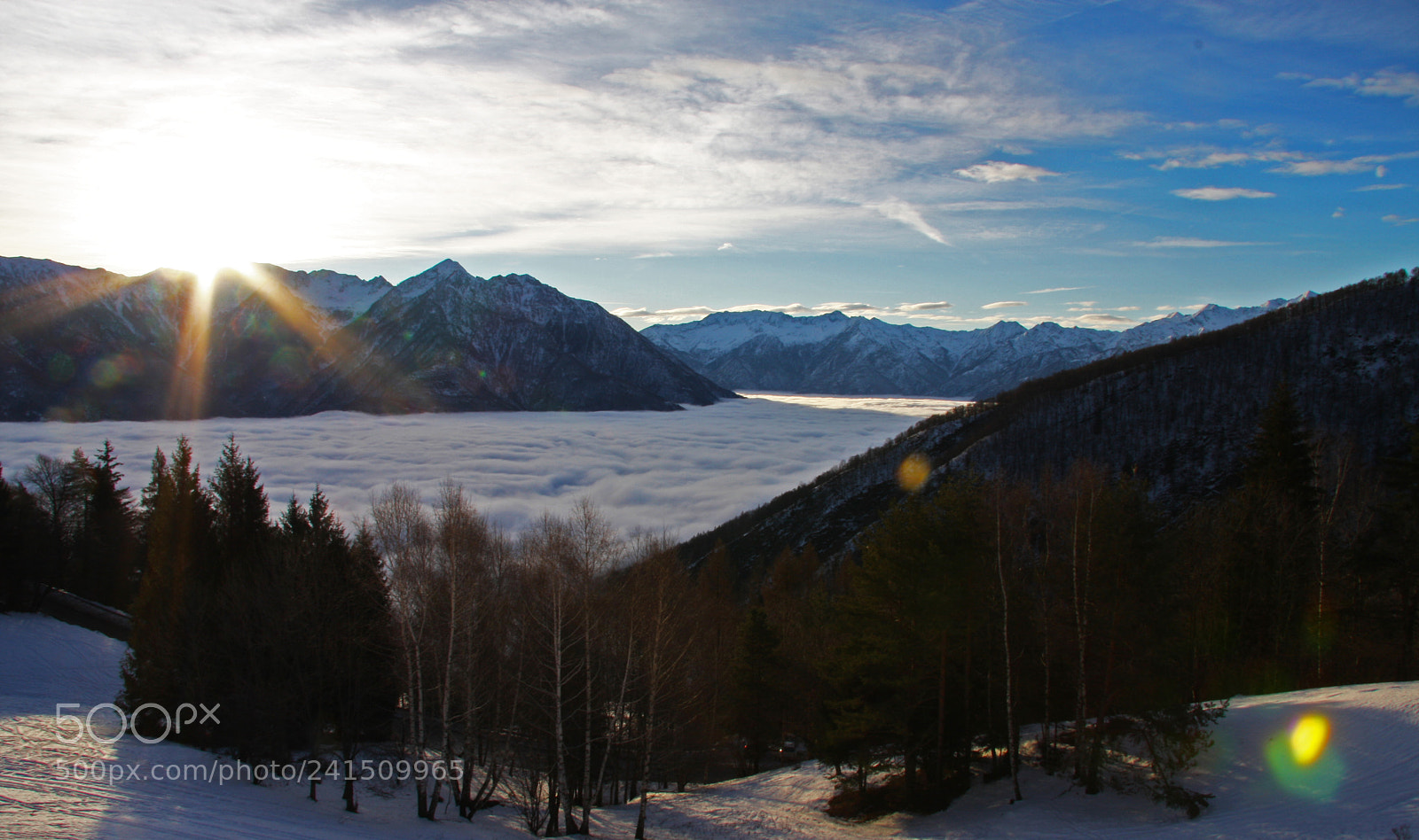 Canon EOS 40D sample photo. Sea of clouds photography