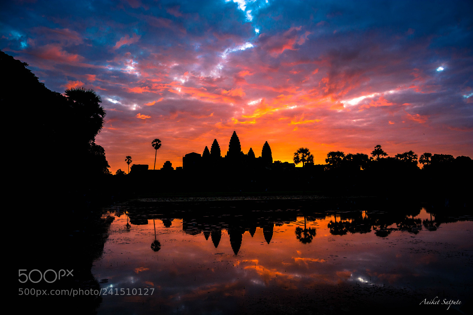 Nikon D7100 sample photo. Sunrise at angkor wat.... photography