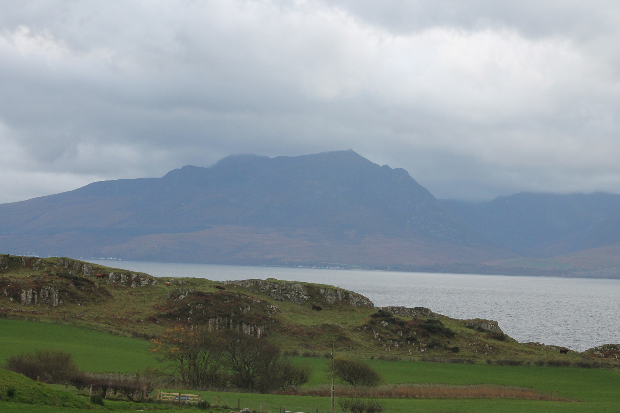 Canon EOS 1100D (EOS Rebel T3 / EOS Kiss X50) sample photo. Goat fell arran taken from isle of bute scotland photography
