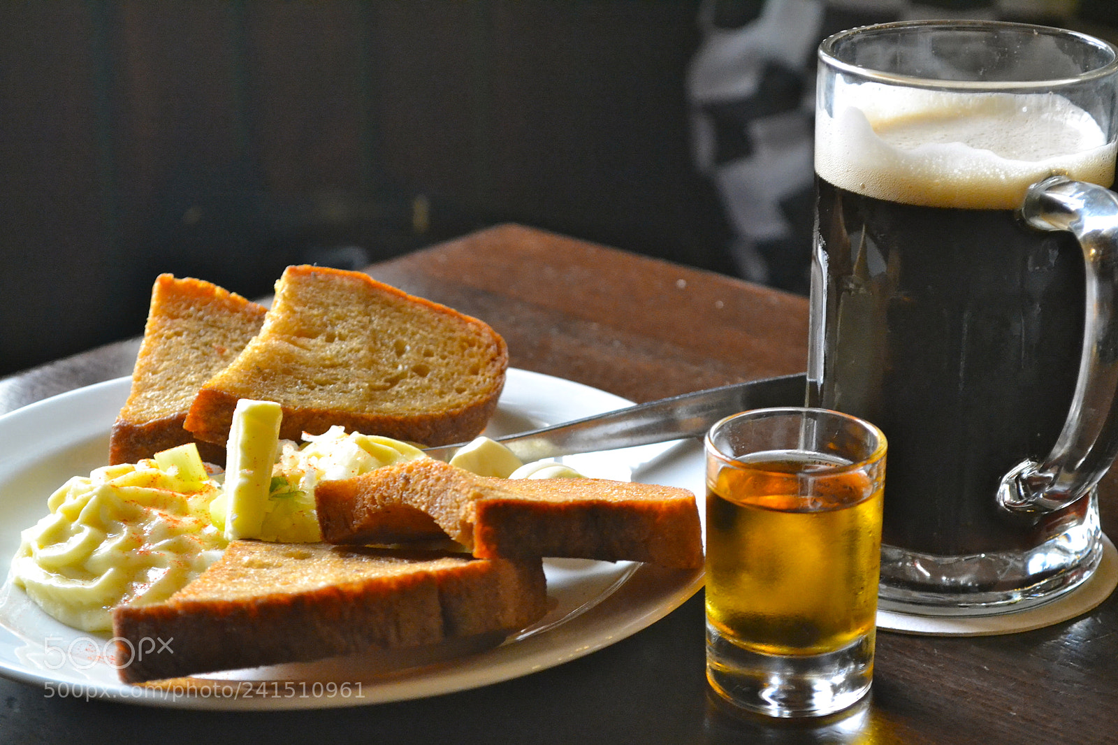 Nikon D3100 sample photo. Beer and bread in photography
