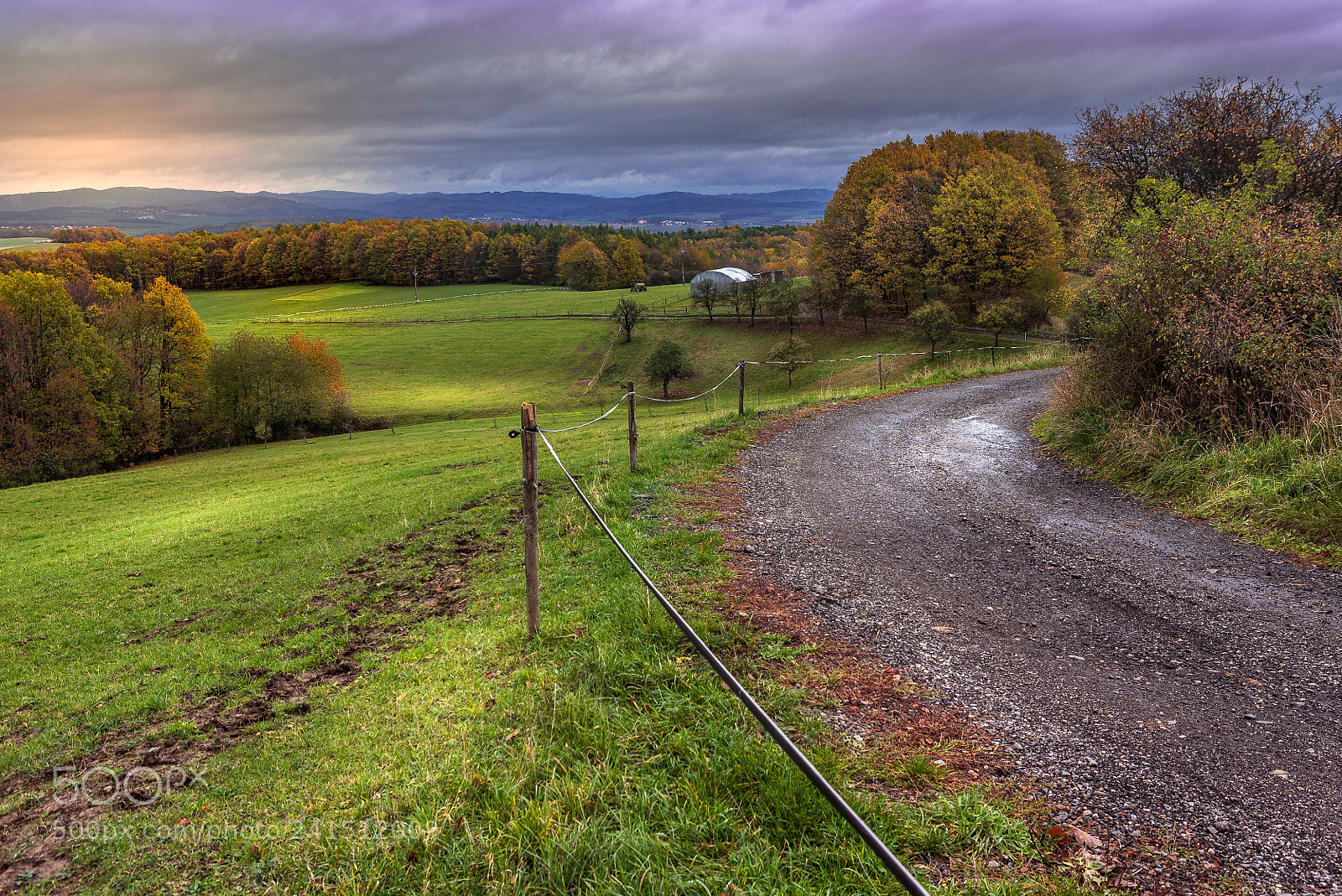 Sony a7S II sample photo. Country sunset photography