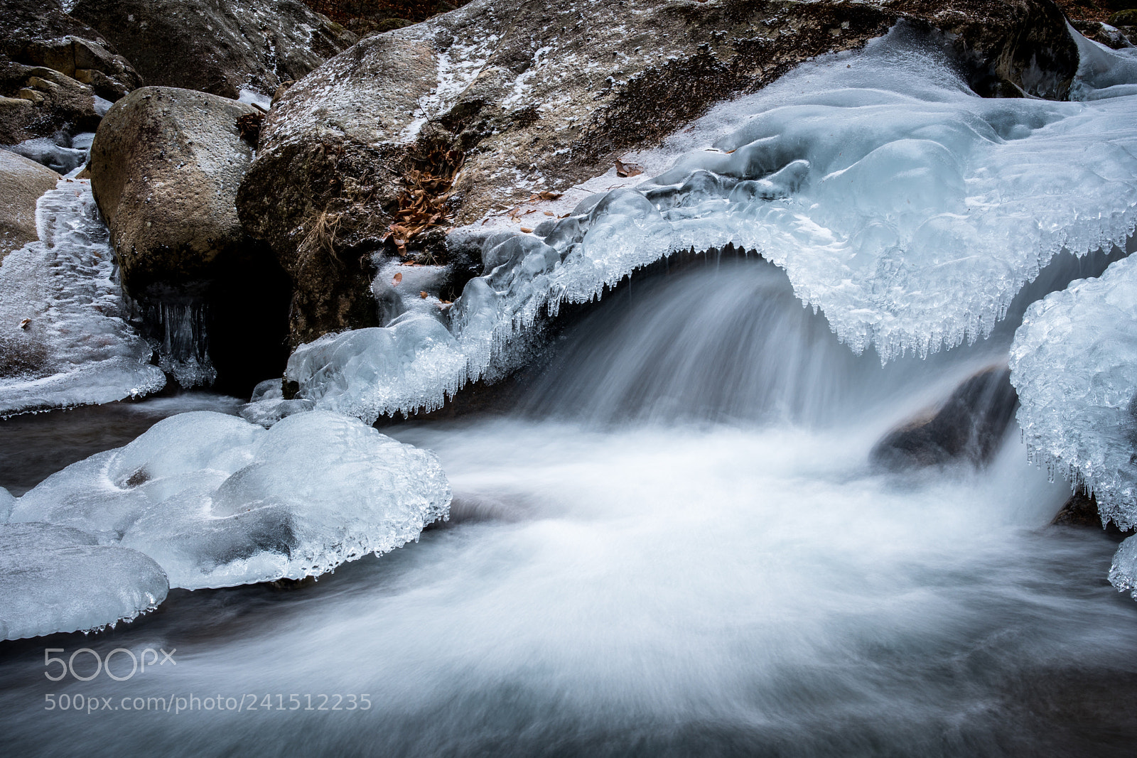 Sony a6500 sample photo. Frozen river-3 photography